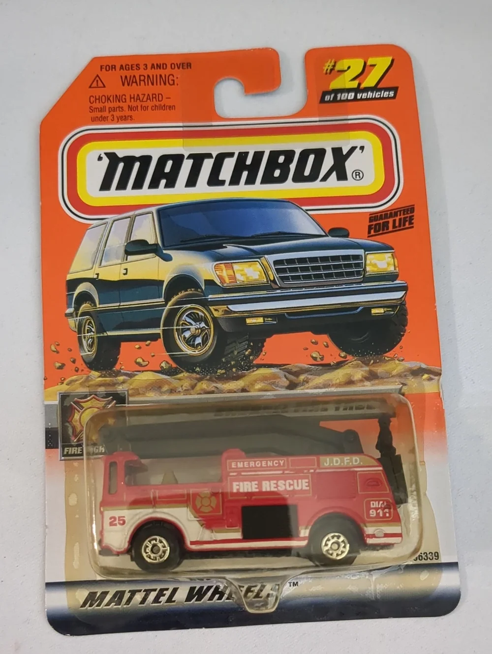 Matchbox Snorkel Fire Truck #27